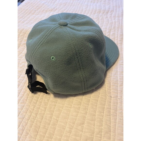 NEW Stussy Inc Laguna Beach Sherpa Fleece StrapBack One Size Hat Sea Foam Green - Picture 6 of 9